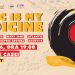 Poster for a music event titled 'Music is My Medicine' with a large vinyl record illustration and bold yellow text; lists bands and date: May 21, 2026, 19:00; free entry.
